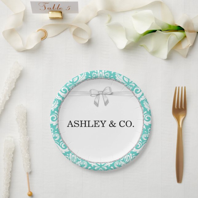Bride & Co. Paper Plate - Custom (Wedding)