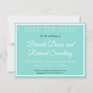 BRIDE CO Touch Of Silver Traditional Wedding Suite Save The Date