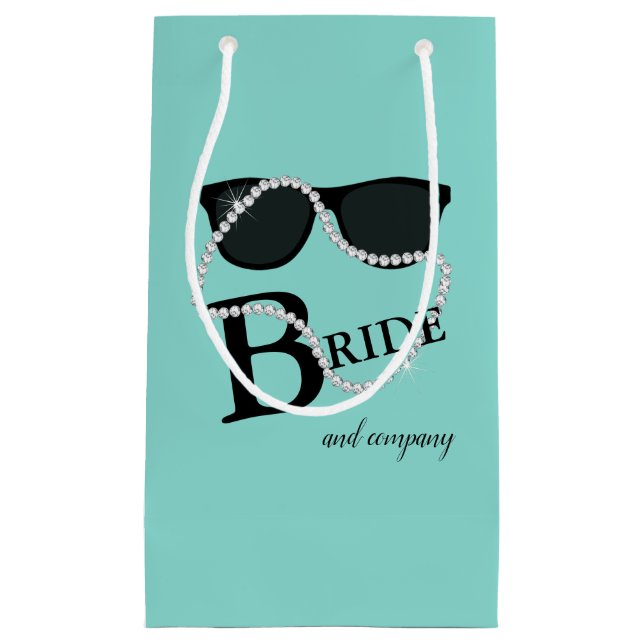 Bride & Company Diamond Tiara Shower Party Favour Small Gift Bag (Front)