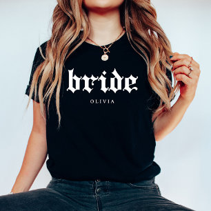 Bride   Cool Gothic Text Tri-Blend Shirt