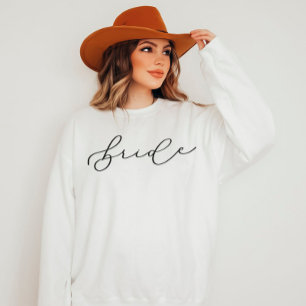 Bride Cute Script Bachelorette/Bridal Party Sweatshirt