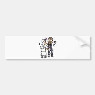 Bride Dances With Father Daughter Wedding Dance Bumper Sticker