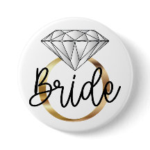 Bride Diamond Gold Engagement Ring