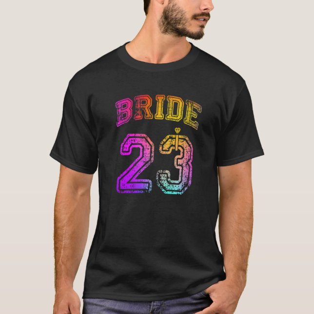 Bride Engagement Party Bride Matching 2023 Honeymo T-Shirt (Front)