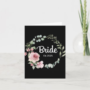 Bride Est. 2025 Bridal Wedding Matching Gifts Woma Card