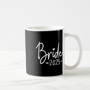 Bride Est 2025 Married Wedding Bridal Party Bachel Coffee Mug