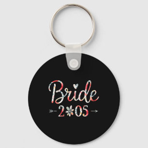 Bride Est 2025 Married Wedding Bridal Party Bachel Keychain