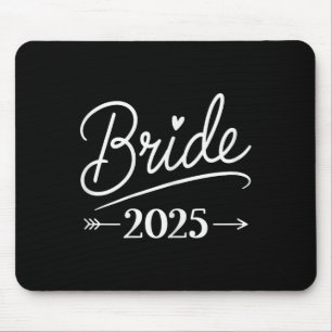 Bride Est 2025 Married Wedding Bridal Party Bachel Mouse Pad