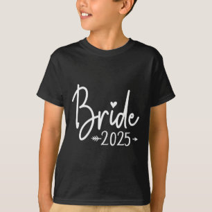 Bride Est 2025 Married Wedding Bridal Party Bachel T-Shirt