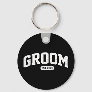 Bride est 2026 bride and groom 2026 matching keychain