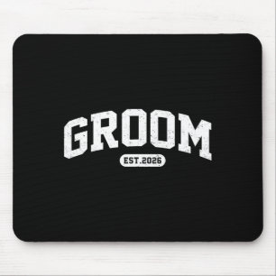 Bride est 2026 bride and groom 2026 matching mouse pad