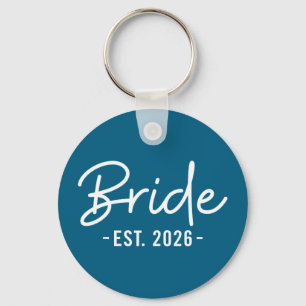 Bride est 2026 future wife bride to be keychain