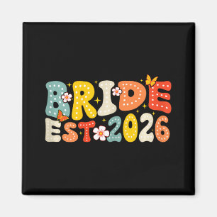 Bride Est 2026 Married Wedding Bridal Magnet