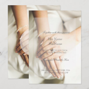 Bride Faire-part de mariage Diamond Ring