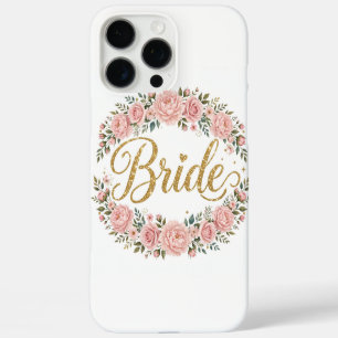 Bride Floral Watercolor iPhone Case