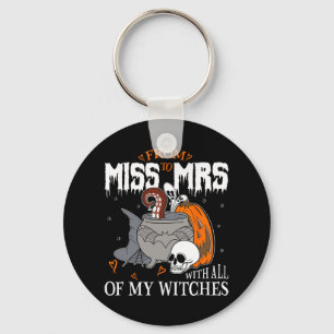 Bride Future Mrs Witchy Gothic Wedding Bachelorett Keychain