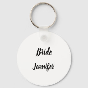 Bride Gift Custom Name Gifts Wedding Keychain