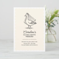 Bride Goose Doodle Weekend Bachelorette Party