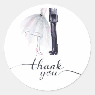 Bride & Groom Dance "Thank You" sticker