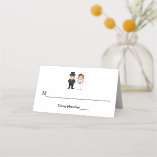 Bride & Groom - Escort Cards