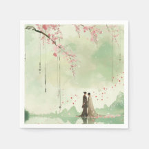 Bride & Groom Green Theme Wedding