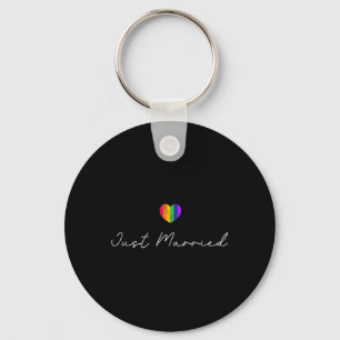 Bride Groom Lgbtq Bachelor Party Wedding Tee - Bla Keychain