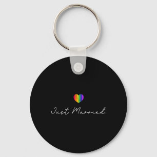 Bride Groom Lgbtq Bachelor Party Wedding Tee - Bla Keychain