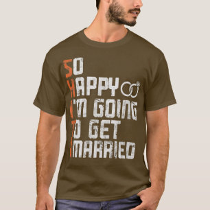 Bride Groom Married Bachelor Bachelorette Party Di T-Shirt