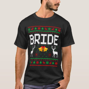 Bride groom married couple ugly christmas sweater
