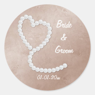 Bride & Groom Personlized Stickers