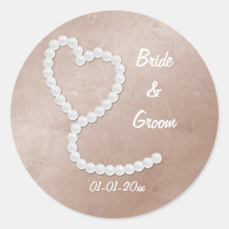 Bride & Groom Personlized Stickers