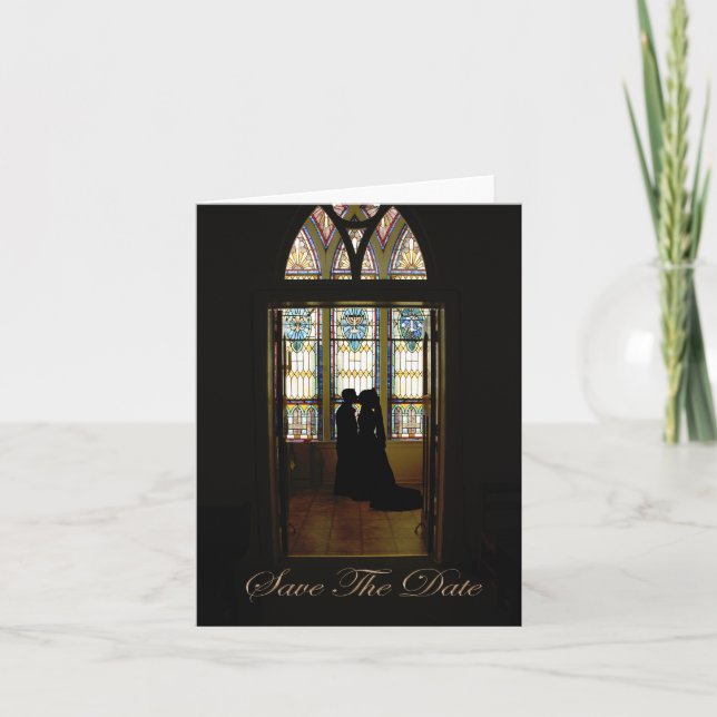 Bride & Groom Save The Date Announcement (Front)