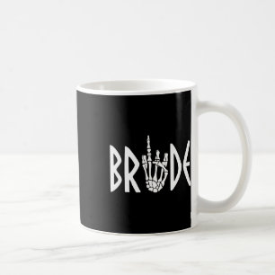 Bride Groom Skeleton Gothic Wedding Engagement Hal Coffee Mug