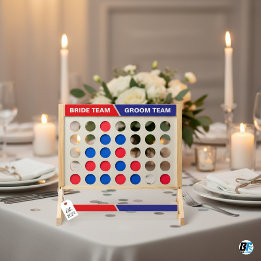 Bride Groom Teams Outdoor Wedding Huge Game 