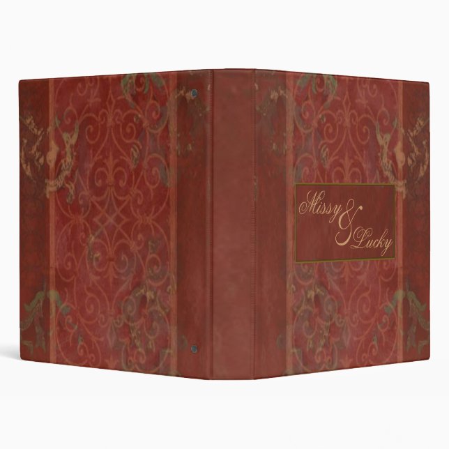 Bride & Groom Wedding Planner/Album Binder (Background)