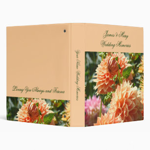 Bride Groom's Name Wedding Memories binder