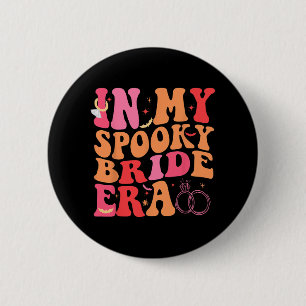 Bride Halloween In My Spooky Bride Era Wedding Bac 2 Inch Round Button