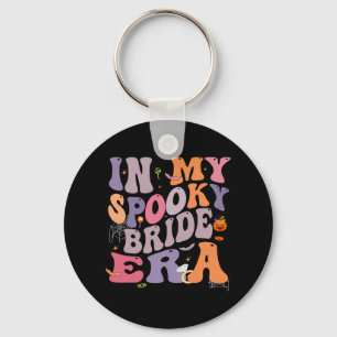 Bride Halloween In My Spooky Bride Era Wedding Bac Keychain