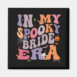 Bride Halloween In My Spooky Bride Era Wedding Bac Magnet