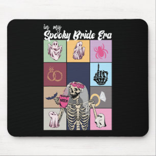 Bride Halloween In My Spooky Bride Era Wedding Bac Mouse Pad