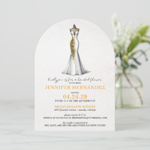 Bride in Bloom Sunflowers Bridal Shower Invitation