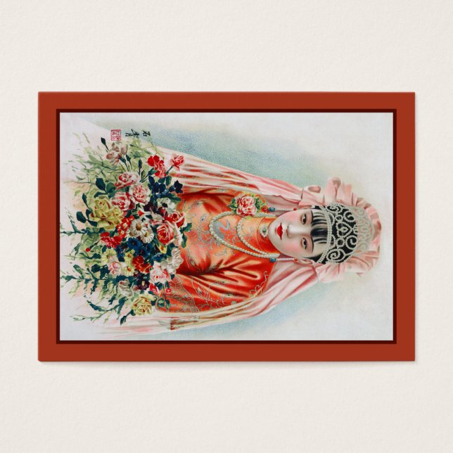 Bride in Red at Chinese Wedding in Shanghai (Front)