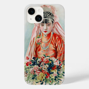 Bride in Red at Chinese Wedding in Shanghai Case-Mate iPhone 14 Case