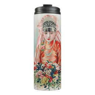 Bride in Red at Chinese Wedding in Shanghai Thermal Tumbler
