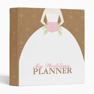 Bride in Wedding Dress Binder