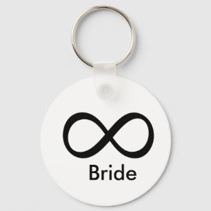 Bride Infinite Love Keychain
