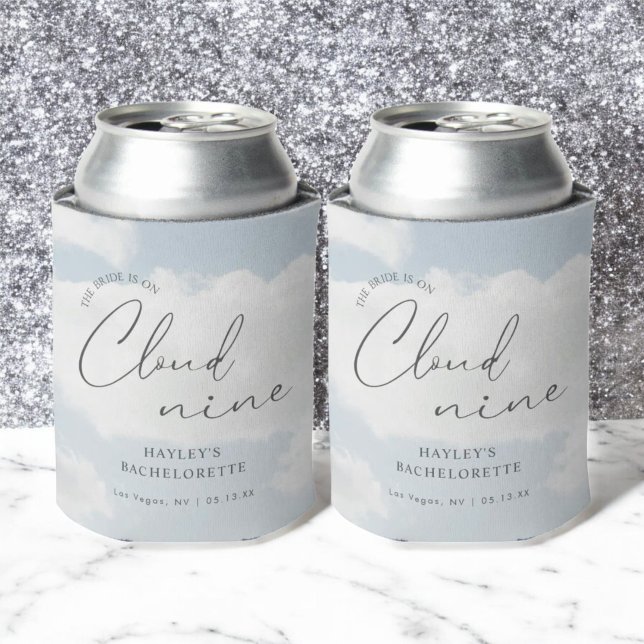 Bride Is On Cloud 9 Bachelorette Favours Can Cooler (Creator Uploaded)