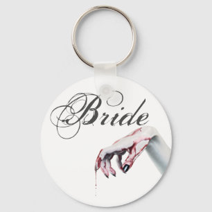 Bride Key Chainzombie blood drip vampire Gothic Keychain
