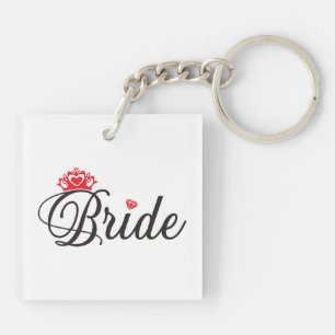 Bride  keychain
