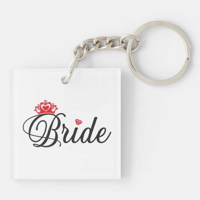 Bride  keychain (Back)